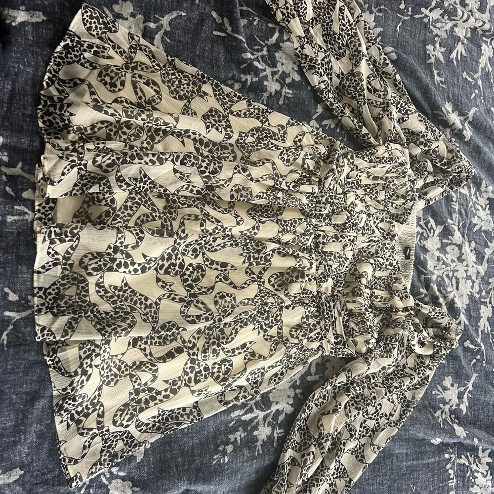 Stylish Black and White Women's Dress